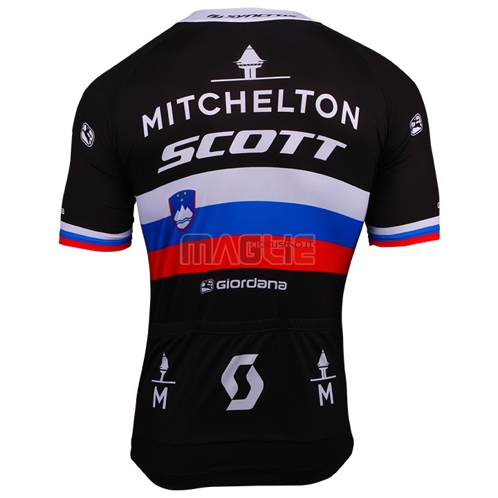 Maglia Mitchelton Scott Campione Russia Manica Corta 2018